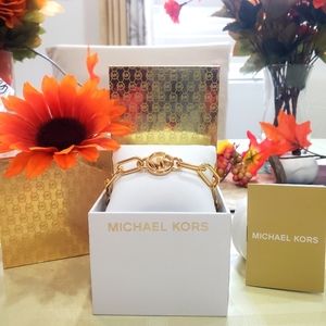 SOLD, Michael Kors, MK Charm Bracelet